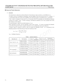 S-8550AA-M5T1U Datasheet Page 12