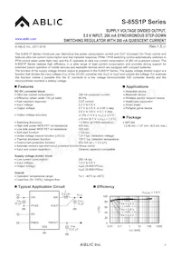 S-85S1PD39-I8T1U Datenblatt Cover