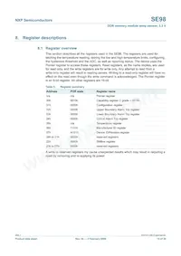 SE98TK Datasheet Page 15