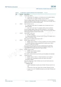 SE98TK Datasheet Page 18