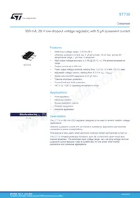 ST730MR Datasheet Cover