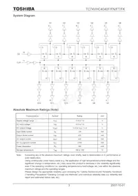 TC74VHC4040FT(EL Datasheet Page 3