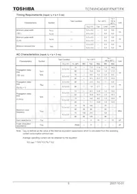 TC74VHC4040FT(EL Datasheet Page 5