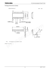 TC74VHC4040FT(EL Datasheet Page 8