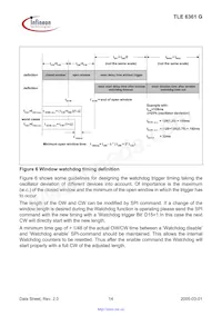 TLE6361GNUMA1 Datasheet Page 14