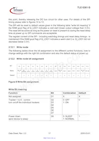 TLE6361GNUMA1 Datasheet Page 17