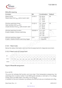 TLE6361GNUMA1 Datasheet Page 18