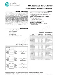 TSC426C/D Datasheet Cover