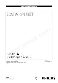 UBA2032TS/N2數據表 封面