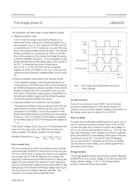 UBA2032TS/N2 Datasheet Page 6