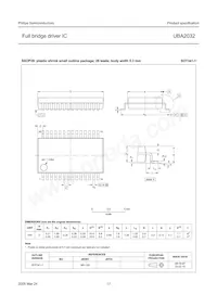 UBA2032TS/N2 Datasheet Page 17