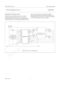UBA2033TS/N2 Datasheet Page 11
