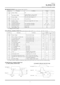 VLA542-11R Datasheet Page 2