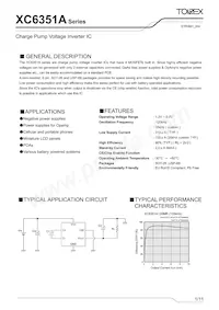 XC6351A120DR-G Datasheet Cover