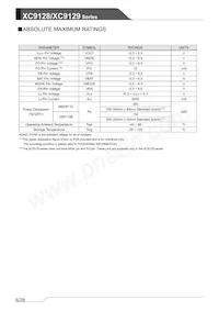 XC9129B45CDR-G數據表 頁面 6