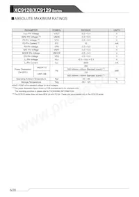 XC9129B45CDR-G Datasheet Pagina 6