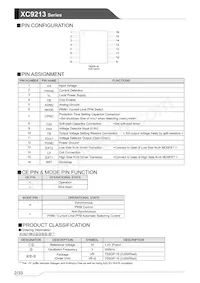 XC9213B103VR-G Datasheet Pagina 2