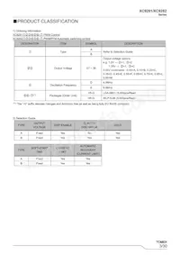 XC9281A36E1R-G Datasheet Pagina 3