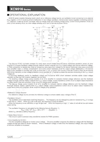 XC9516A21AZR-G Datasheet Page 12