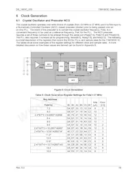 73M1903C-IMR/F數據表 頁面 19