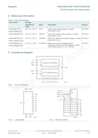 74AHC594DB-Q100J Datasheet Page 2