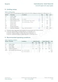 74AHC594DB-Q100J Datasheet Page 6