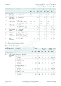 74AHC594DB-Q100J Datasheet Page 8