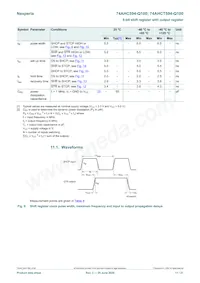 74AHC594DB-Q100J Datasheet Page 11