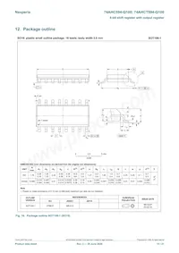 74AHC594DB-Q100J Datasheet Page 15