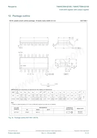 74AHC594DB-Q100J Datasheet Pagina 15