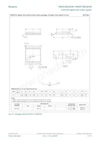 74AHC594DB-Q100J Datasheet Page 17