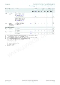 74AHCT123ABQ-Q100X Datasheet Page 11