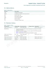 74AHCT123AD Datasheet Page 17