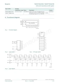74AHCT164BQ-Q100X Datasheet Page 2