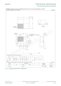74AHCT164BQ-Q100X Datasheet Page 13