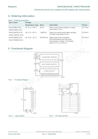 74AHCT595D-Q100 Datasheet Page 2