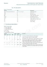 74AHCT595D-Q100 Datasheet Page 4
