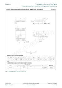 74AHCT595D-Q100 Datasheet Page 15