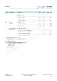 74ALVC162834ADGG Datasheet Page 8