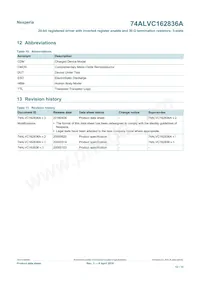 74ALVC162836ADGG Datasheet Page 12