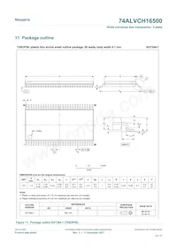 74ALVCH16500DGGS Datasheet Page 13