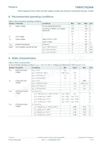 74AVC16334ADGG Datasheet Page 5