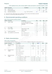 74AVC16834ADGG Datasheet Page 5