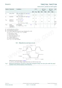 74HC164D/AUJ Datasheet Page 8