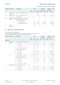 74HC165DB Datasheet Page 7