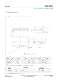 74HC194DB/DG Datasheet Page 12