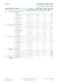 74HC4094D/AUJ Datasheet Page 9