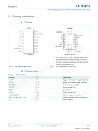 74HC423BQ Datasheet Page 4