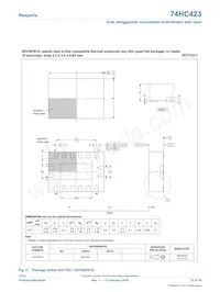 74HC423BQ Datasheet Pagina 15