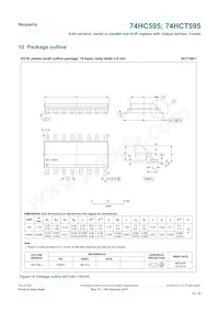 74HC595PW/AUJ Datasheet Page 15